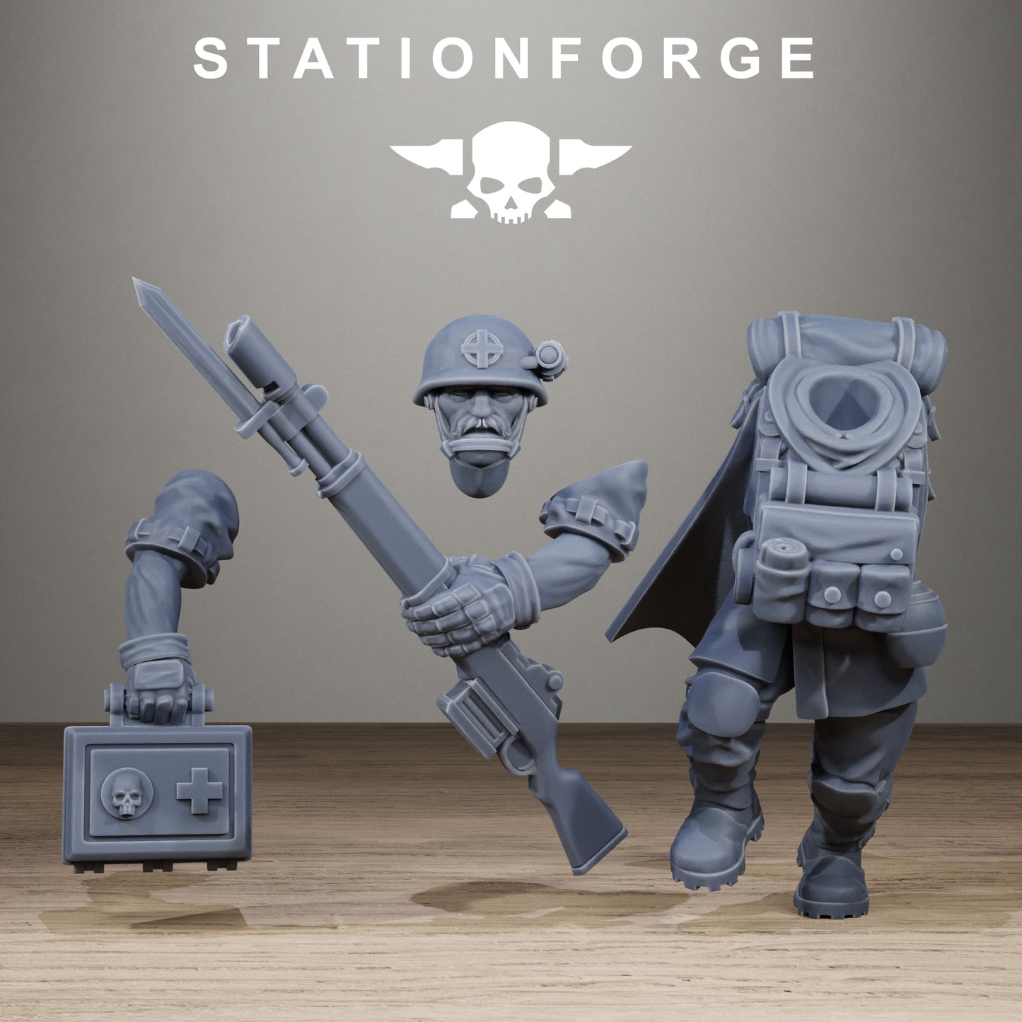 Freeguard Siege Infantry - set of 12 (Sculpted by Station Forge)