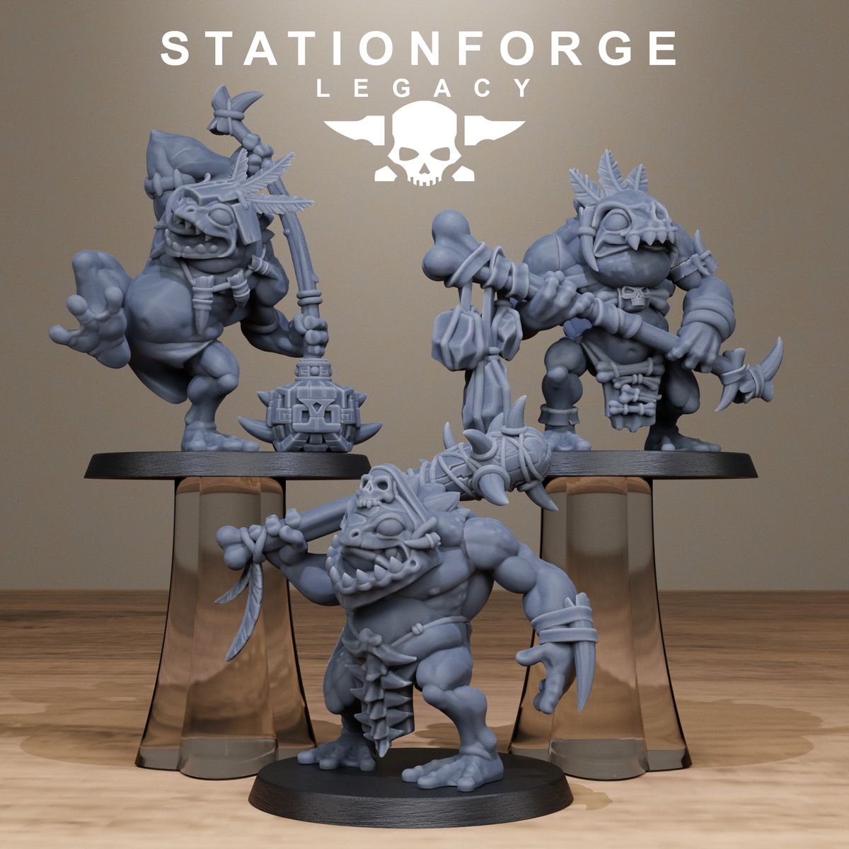 Bogkin Ogres (Sculpted by Stationforge)