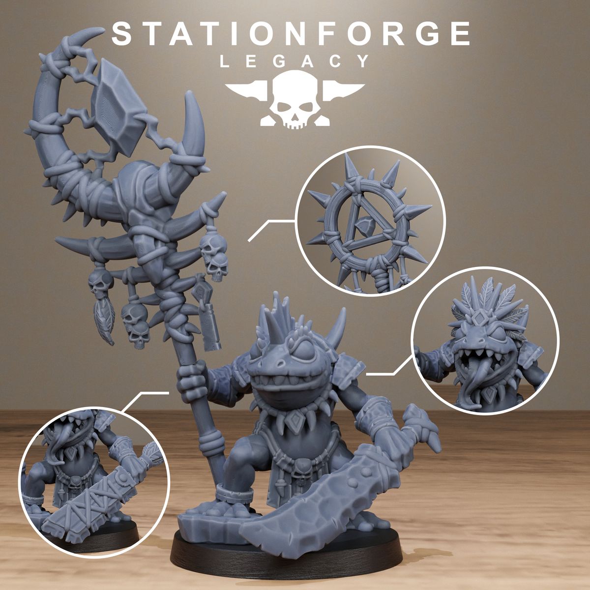 Bogkin Shaman (Sculpted by Stationforge)