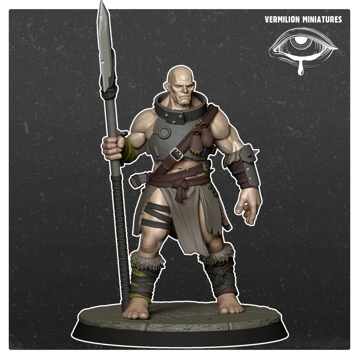 The Pack Overhuman 1 32mm resin miniature by Vermilion Miniatures