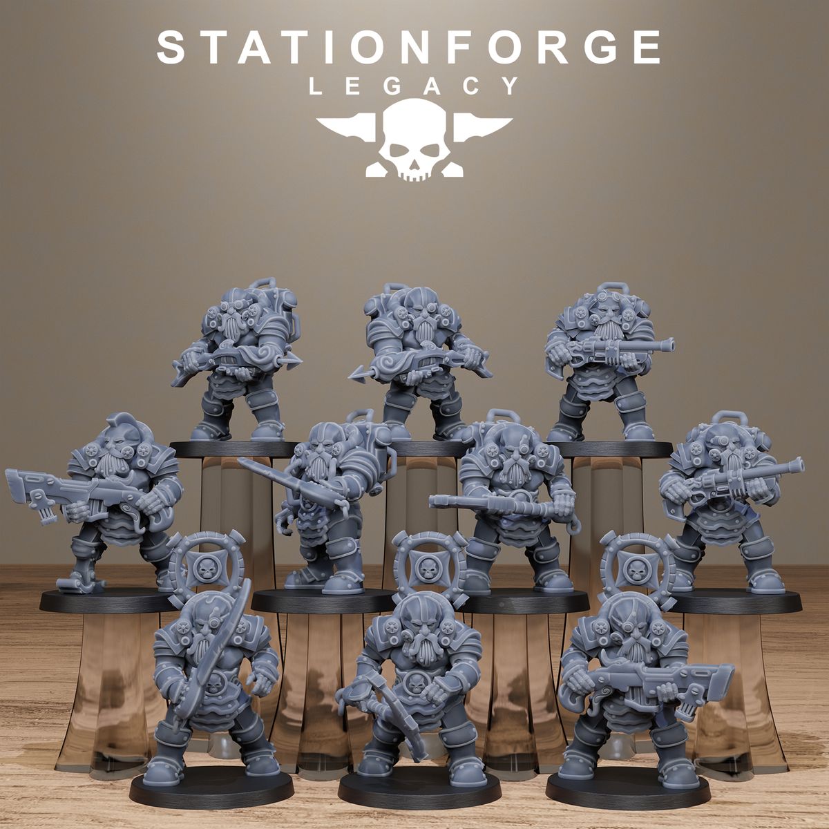 Ironvale Infantry (Sculpted by Stationforge)