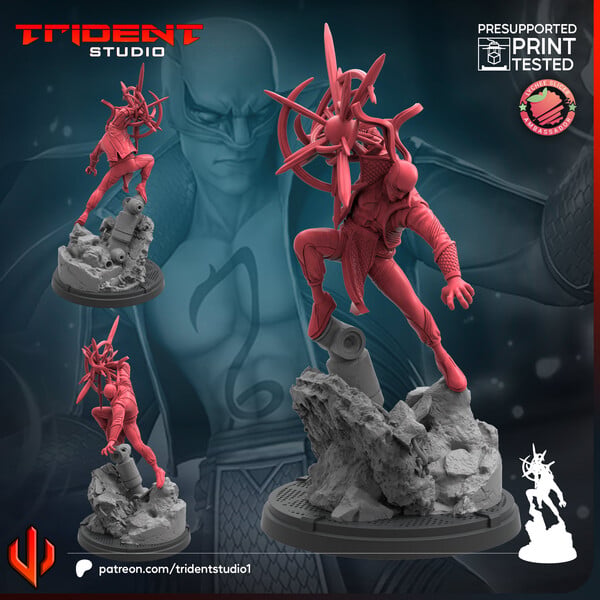 Steel Serpent (Fan art sculpted by Trident Studio) (Crisis Protocol Proxy/Alternative)