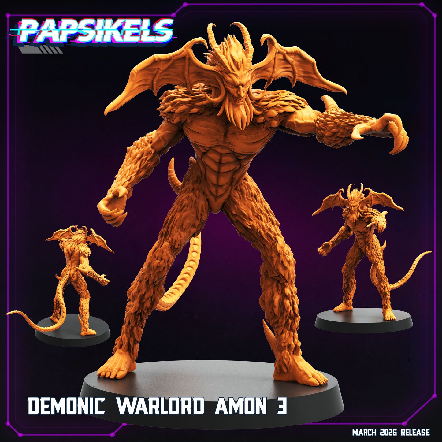 Demonic Warlord Amon (sculpted by Papsikels)