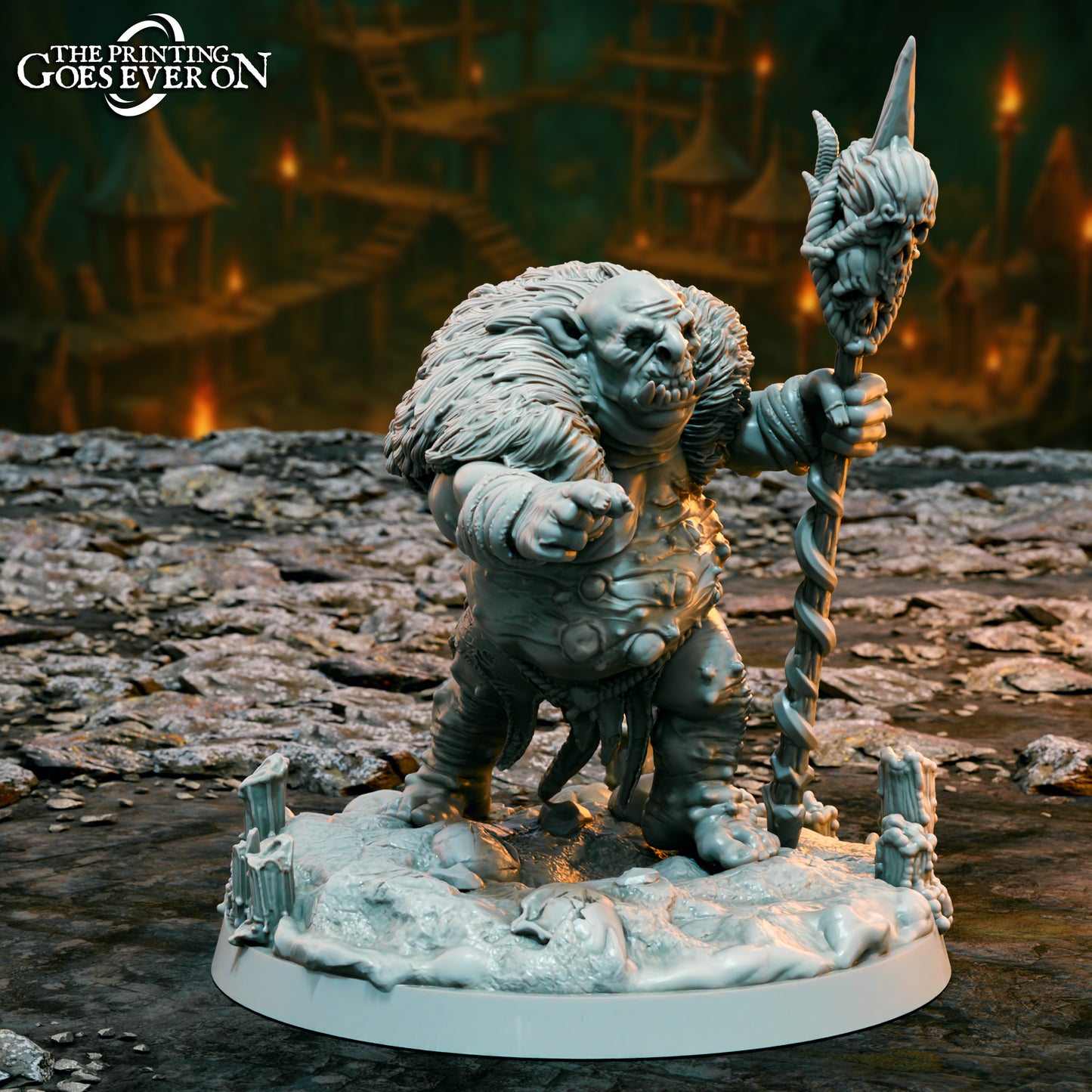 Goblin King - 2 Variants (sculpted by Printing Goes Ever On)