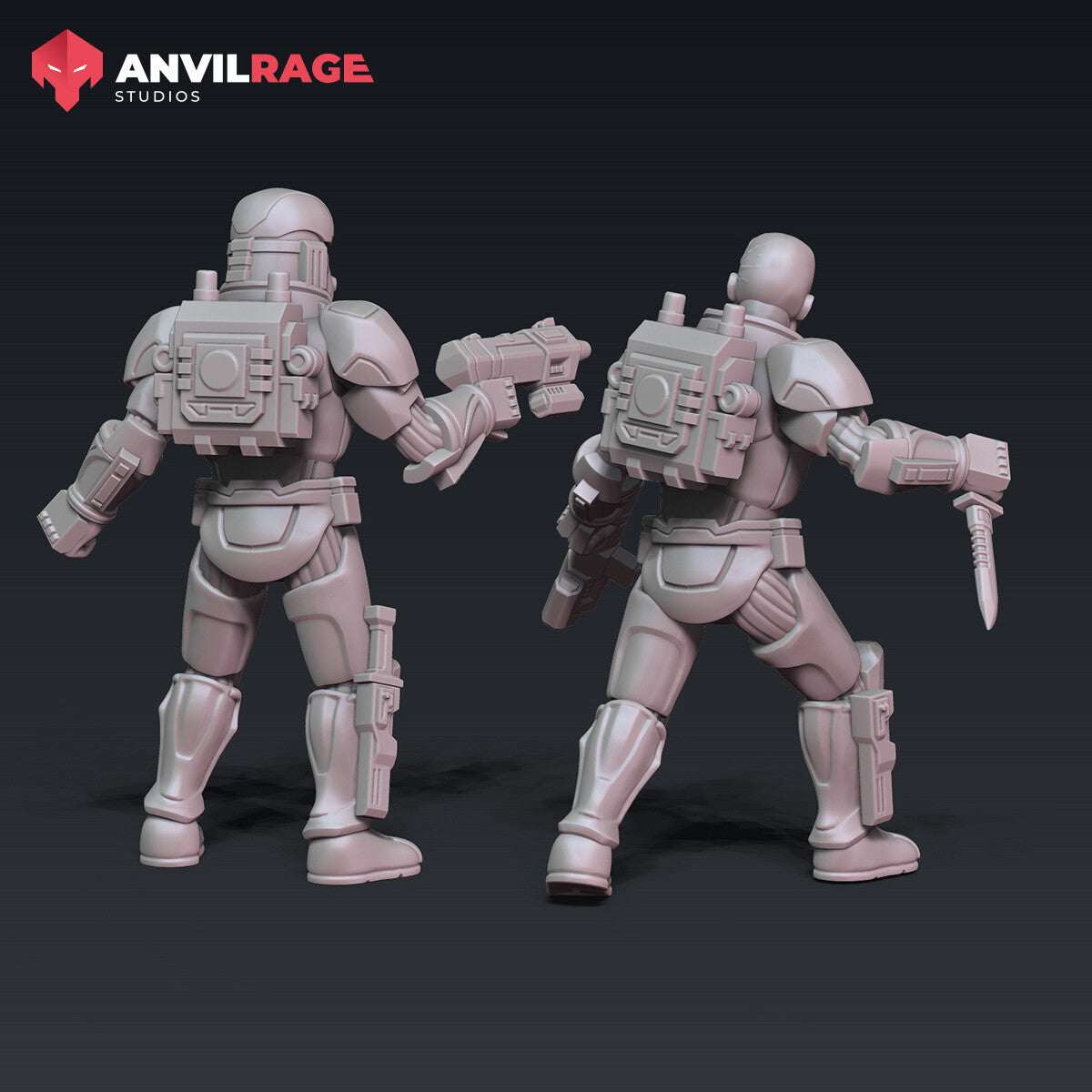 BB Smasher miniatures, alternate view