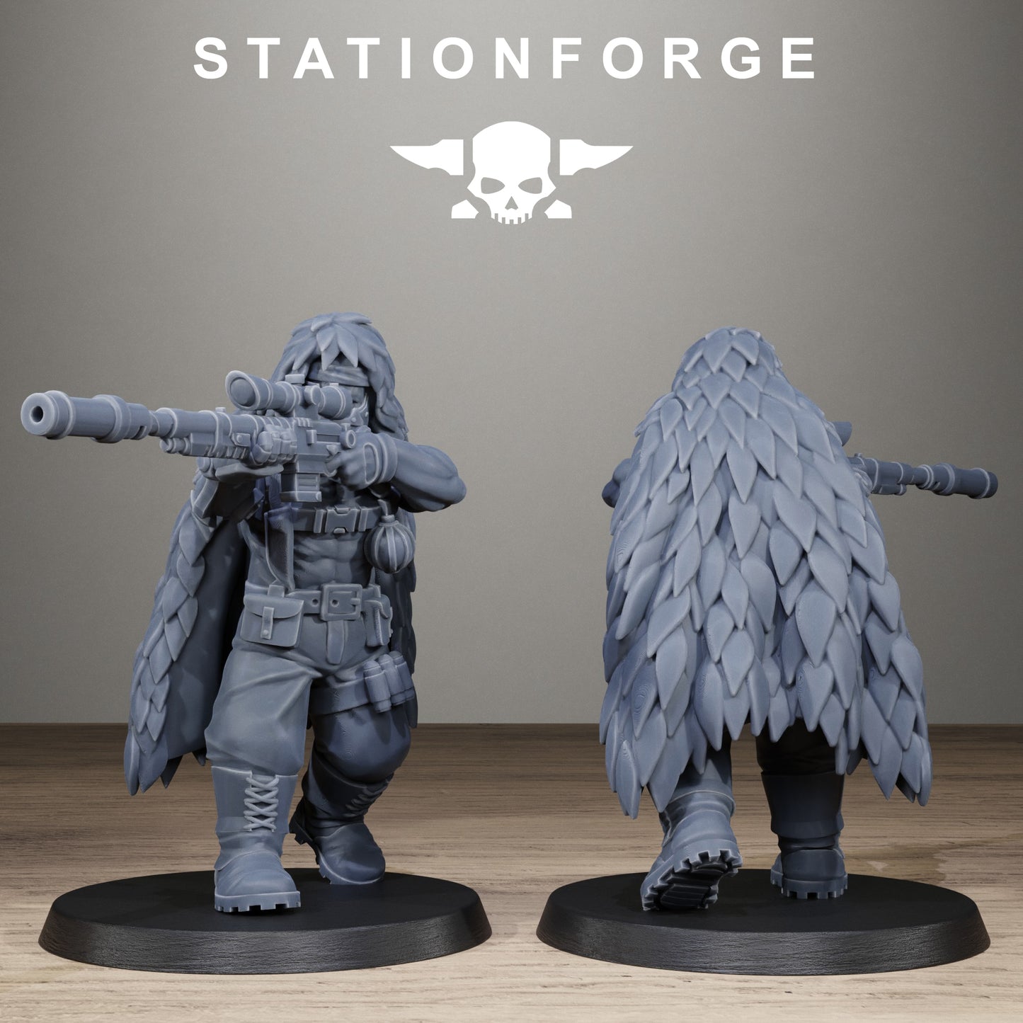 Grimguard Jungle Fighter Snipers (Sculpted by Station Forge)