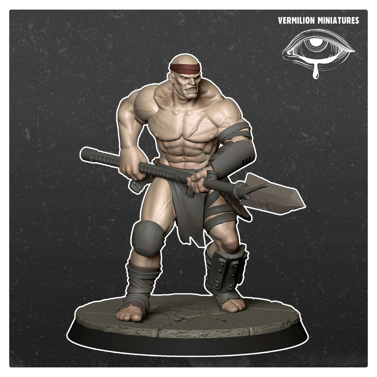 The Pack Overhuman 3 32mm resin miniature by Vermilion Miniatures