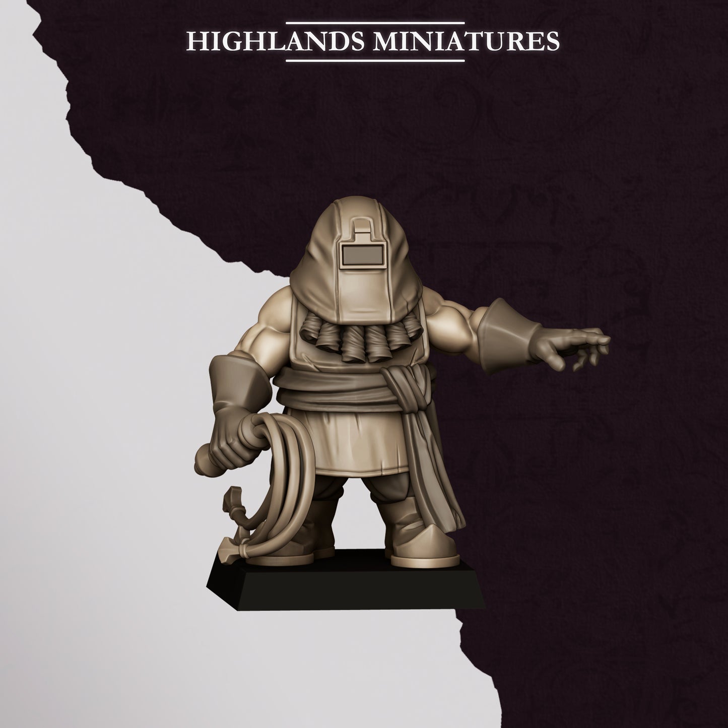 Sons of Marduk Cannon miniature (Sculpted by Highland Miniatures)