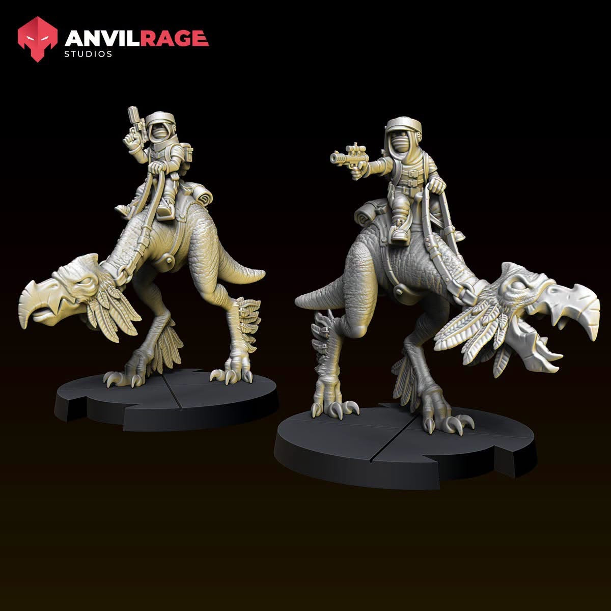 Vulturosaur Jawa Riders - Set of 2 (Sculpted by Anvilrage)