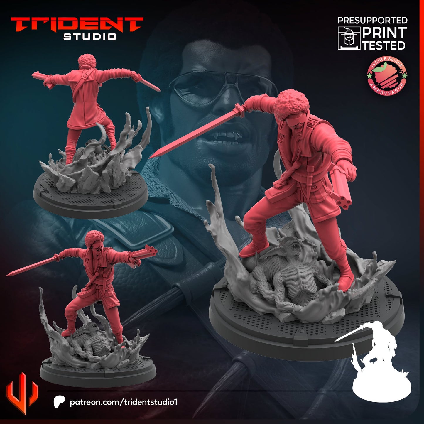 Classic Blade (Fan art sculpted by Trident Studio) (Crisis Protocol Proxy/Alternative)