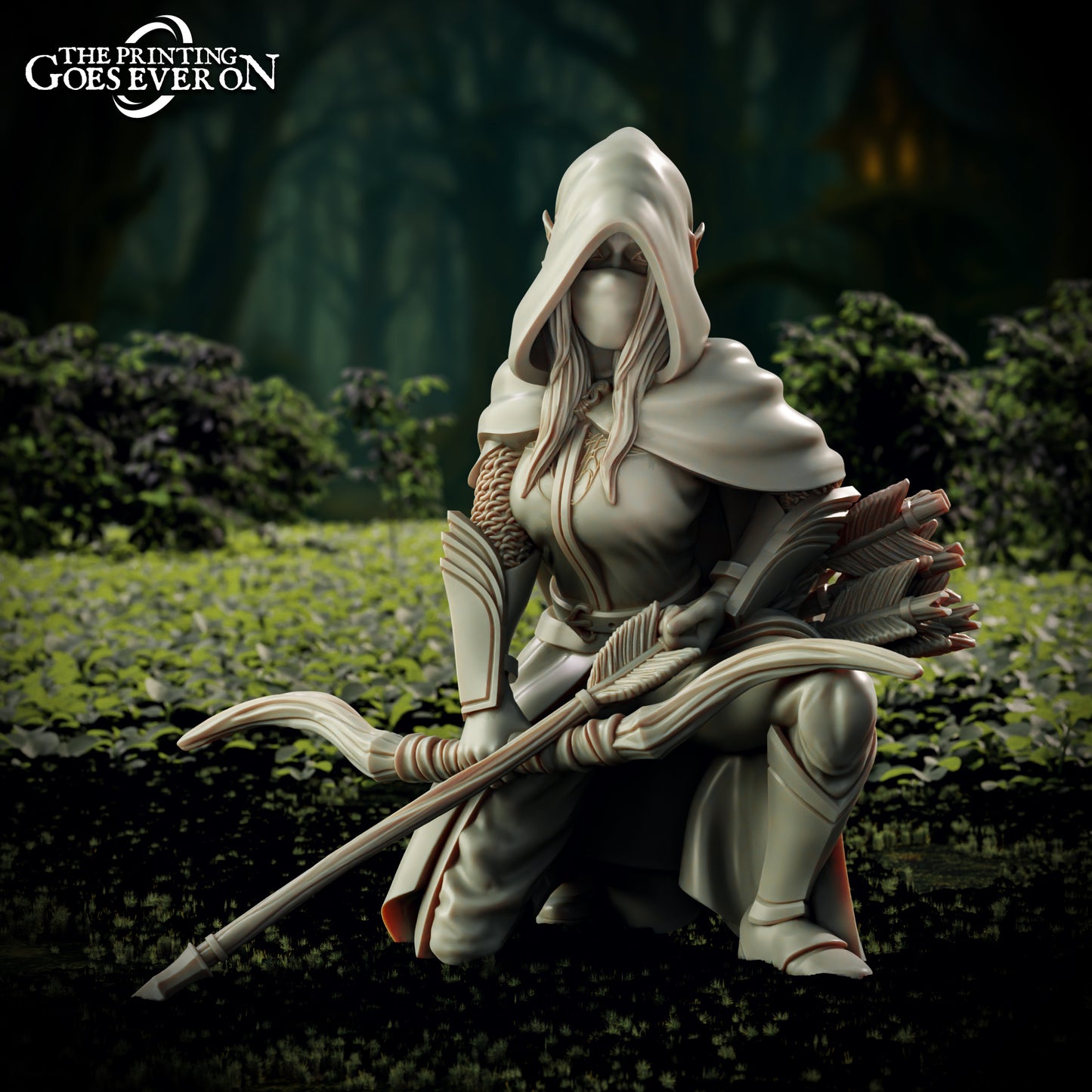 Elderwood Elf Rangers - set of 6 (Sculpted by Printing Goes Ever On)