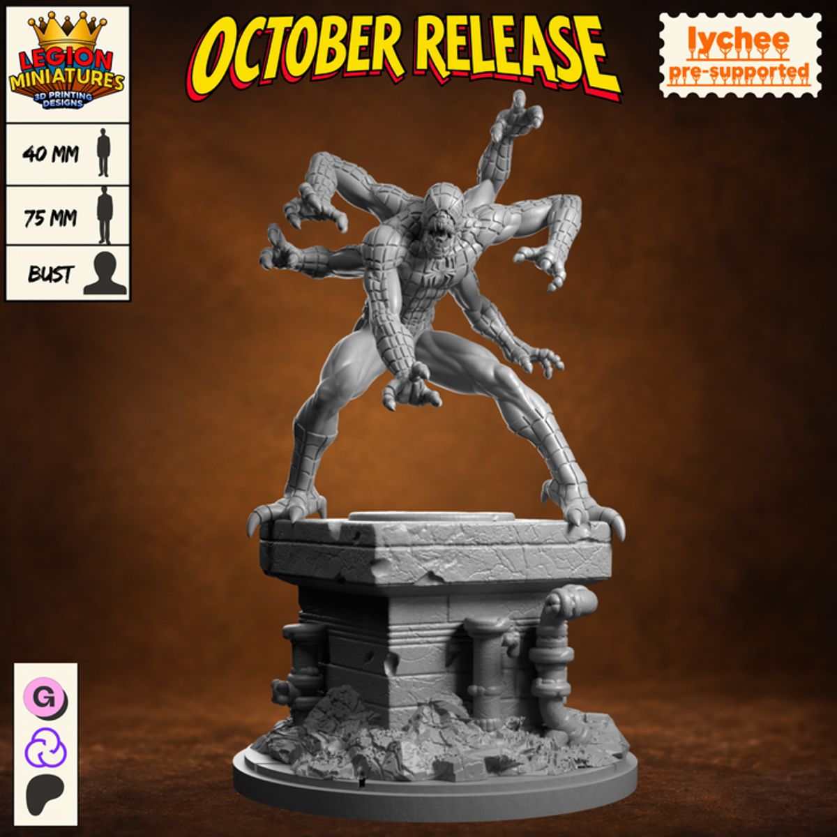 Doppelganger Fan-Art 40mm Miniature (Sculpted by Legion Miniatures)