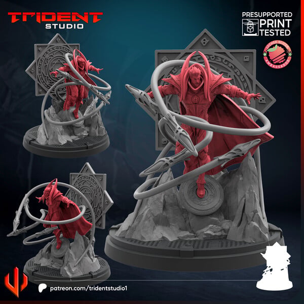 Doctor Strange (Rivals) (Fan art sculpted by Trident Studio) (Crisis Protocol Proxy/Alternative)