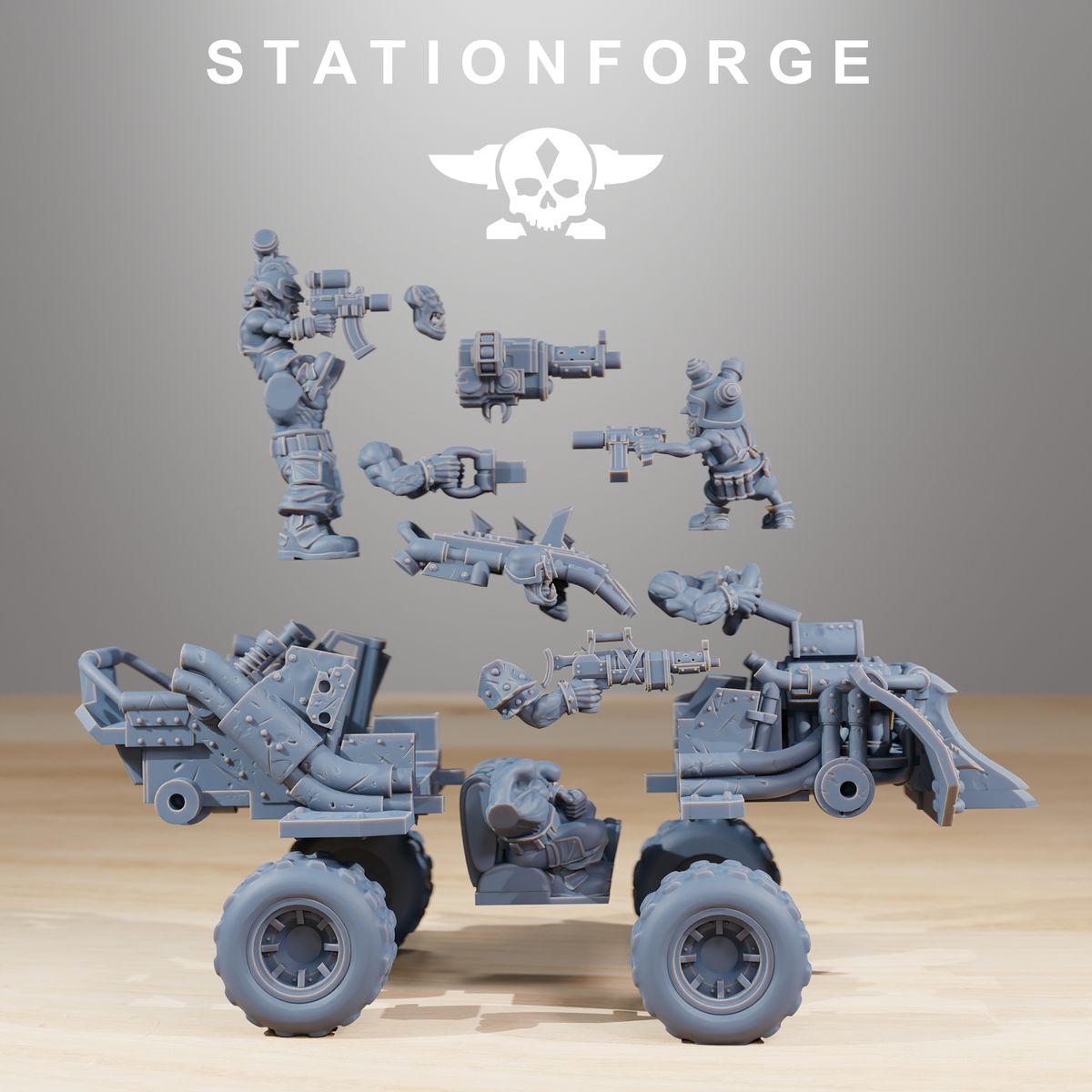 Orkaz Speedsters (Sculpted by Stationforge)