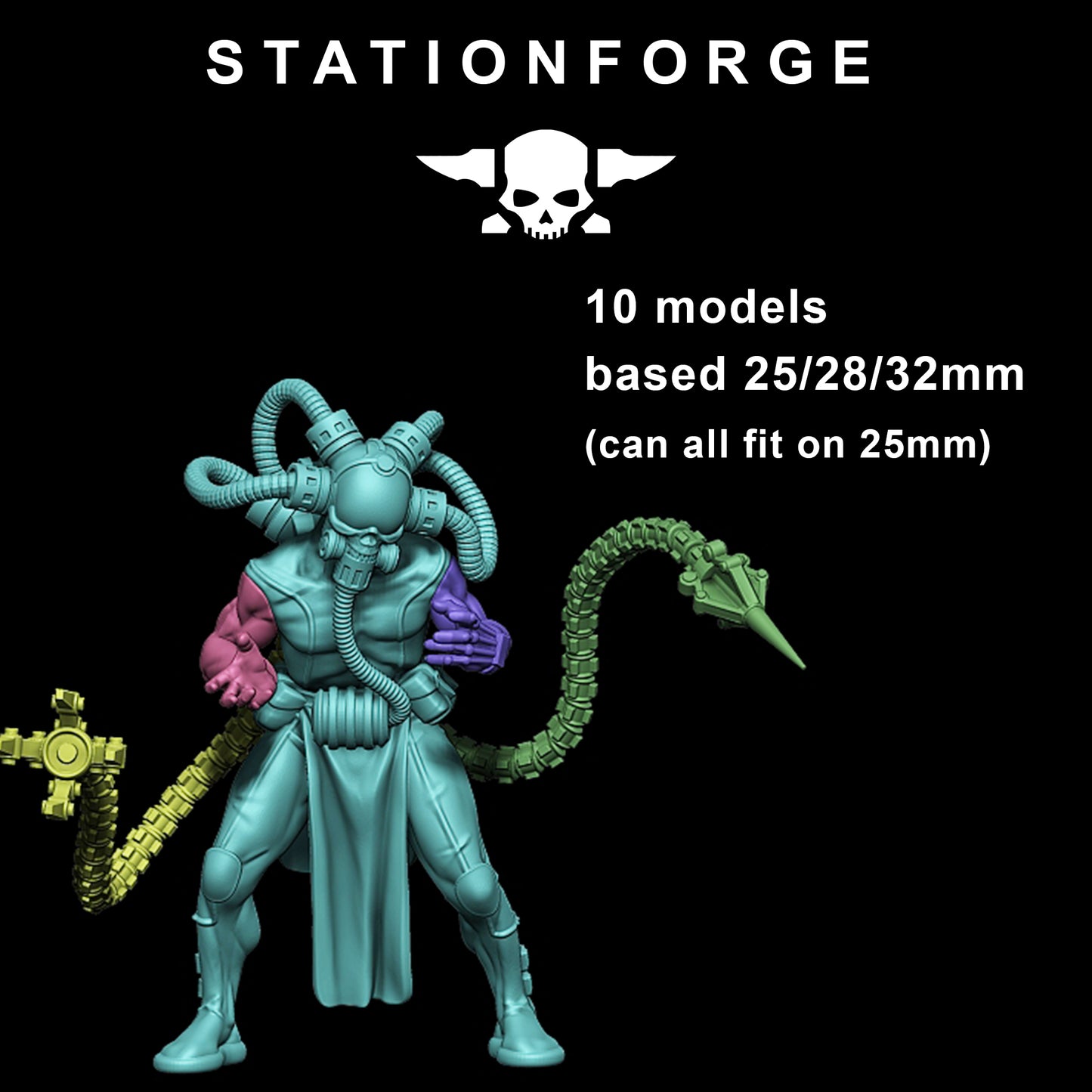 Grim Corps Bounty Hunters - set of 10 (sculpted by Stationforge)