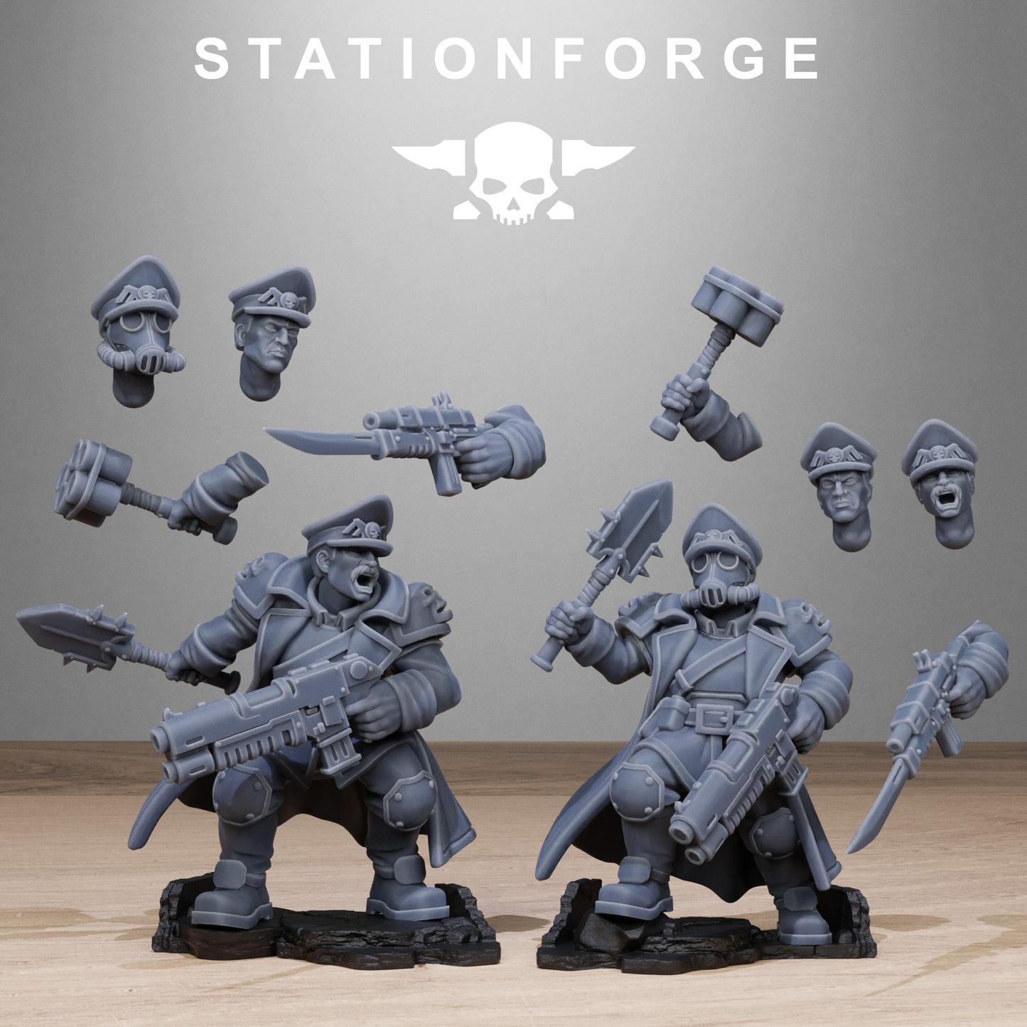 Grimguard Lieutenant - set of 2 (Sculpted by Stationforge)