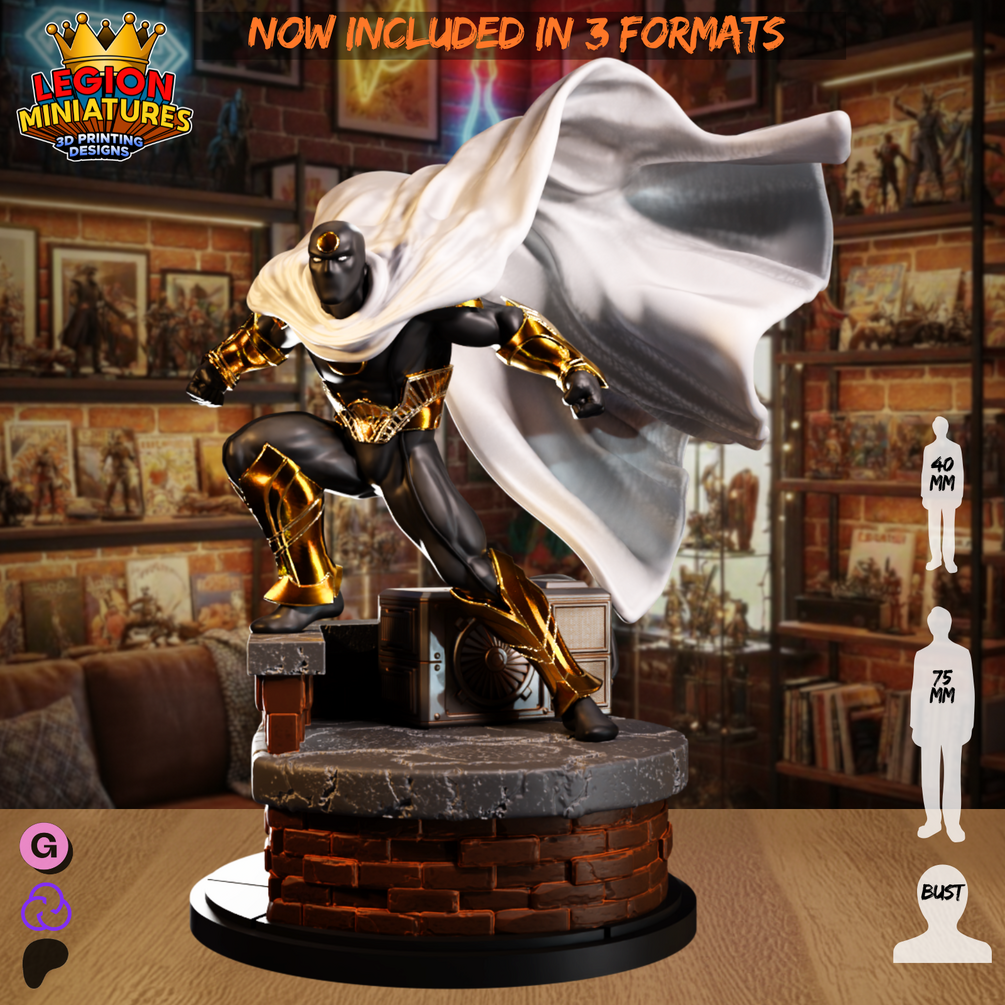 Hunter's Moon fan-art miniature by Legion Miniatures