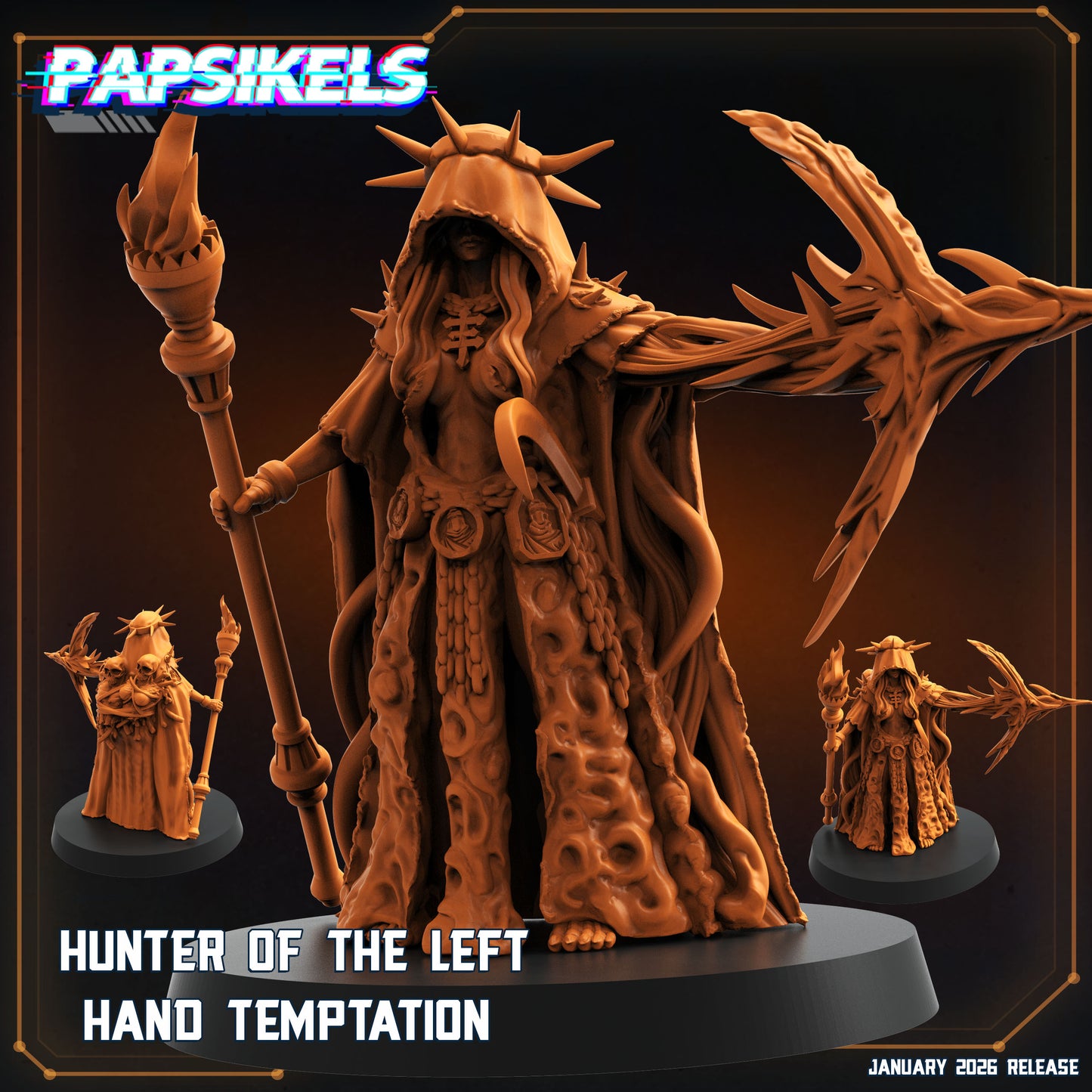 Hunter of the Left Hand Temptation (Sculpted by Papsikels)