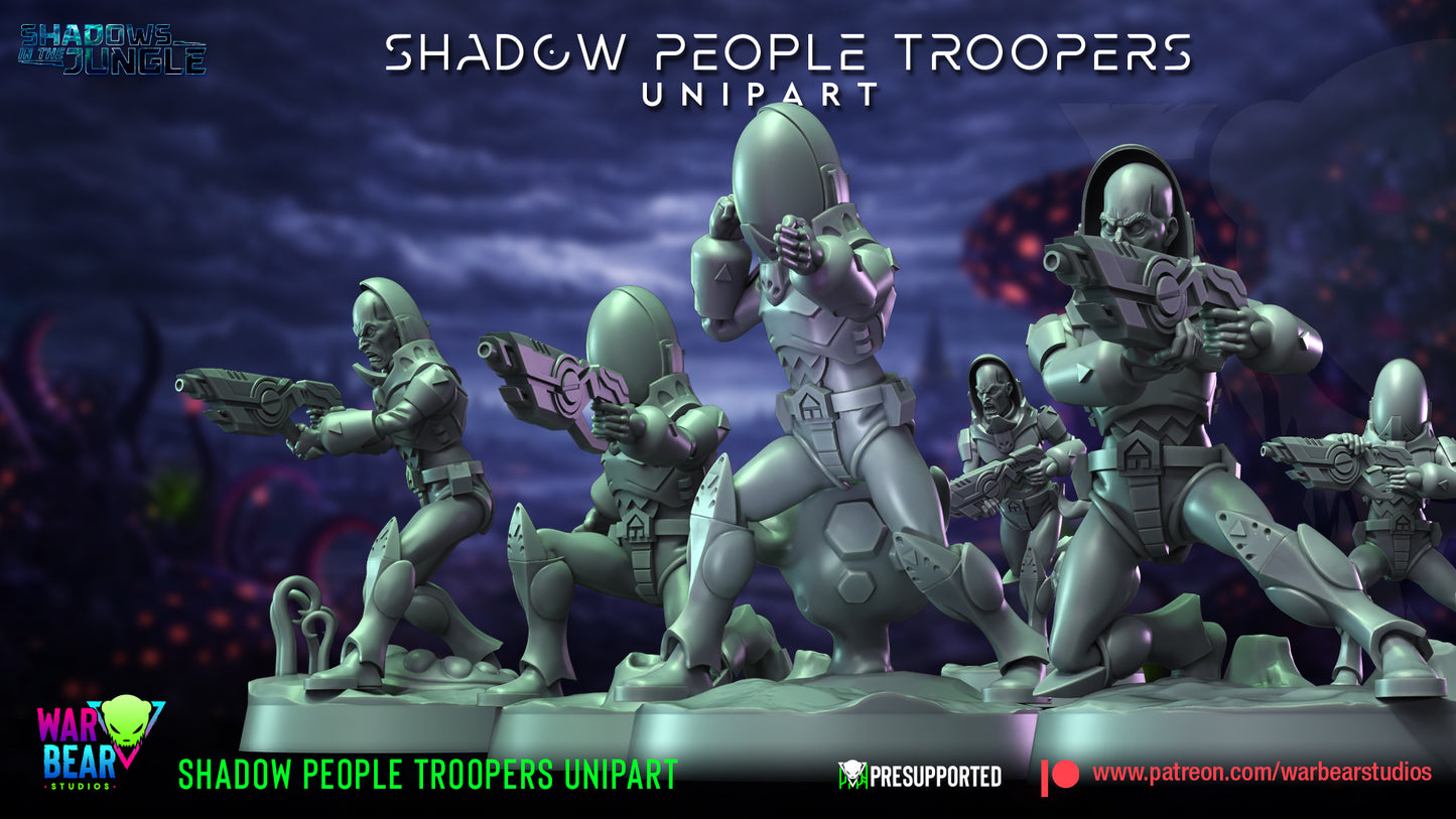 Shadow People Troopers Unipart (Sculpted by War Bear Studios)