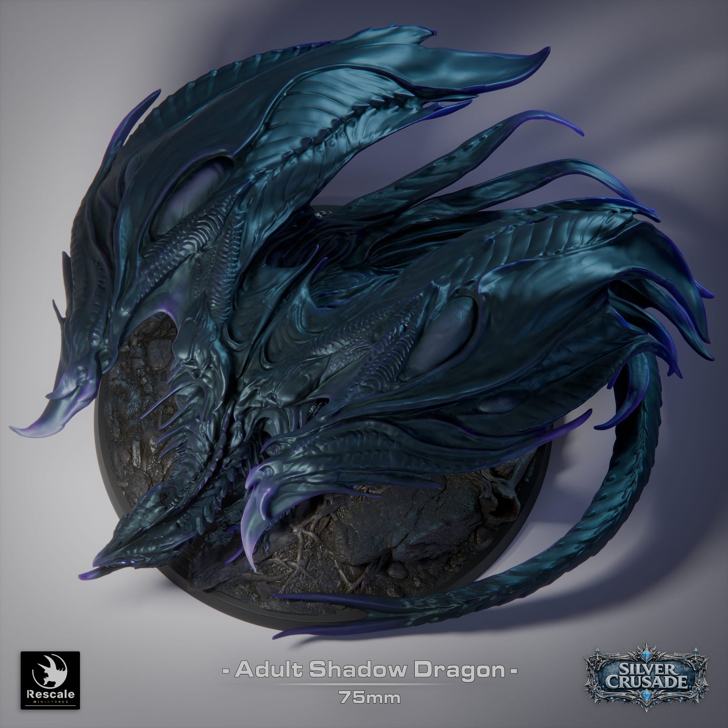 Shadow Dragon Adult (Sculpted by Rescale Miniatures)