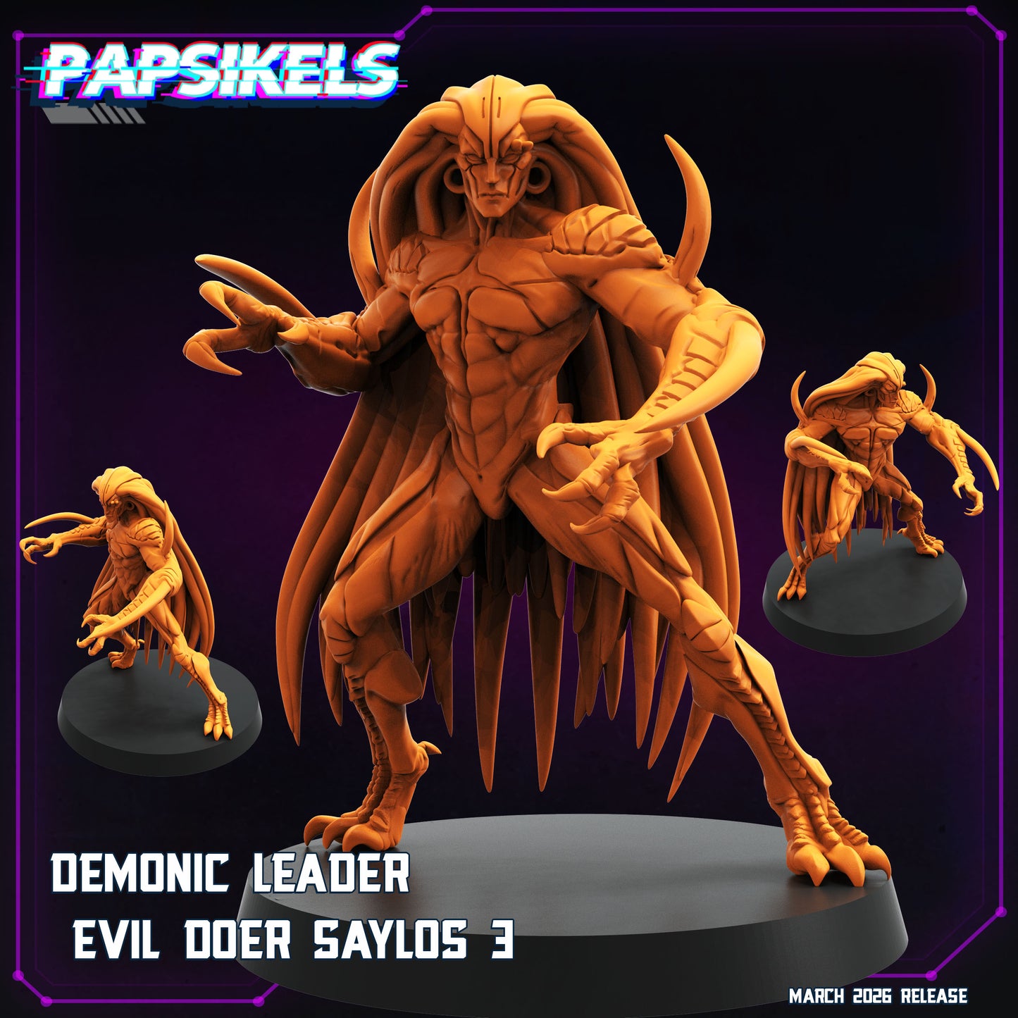 Demonic Leader Evil Doer Saylos (sculpted by Papsikels)