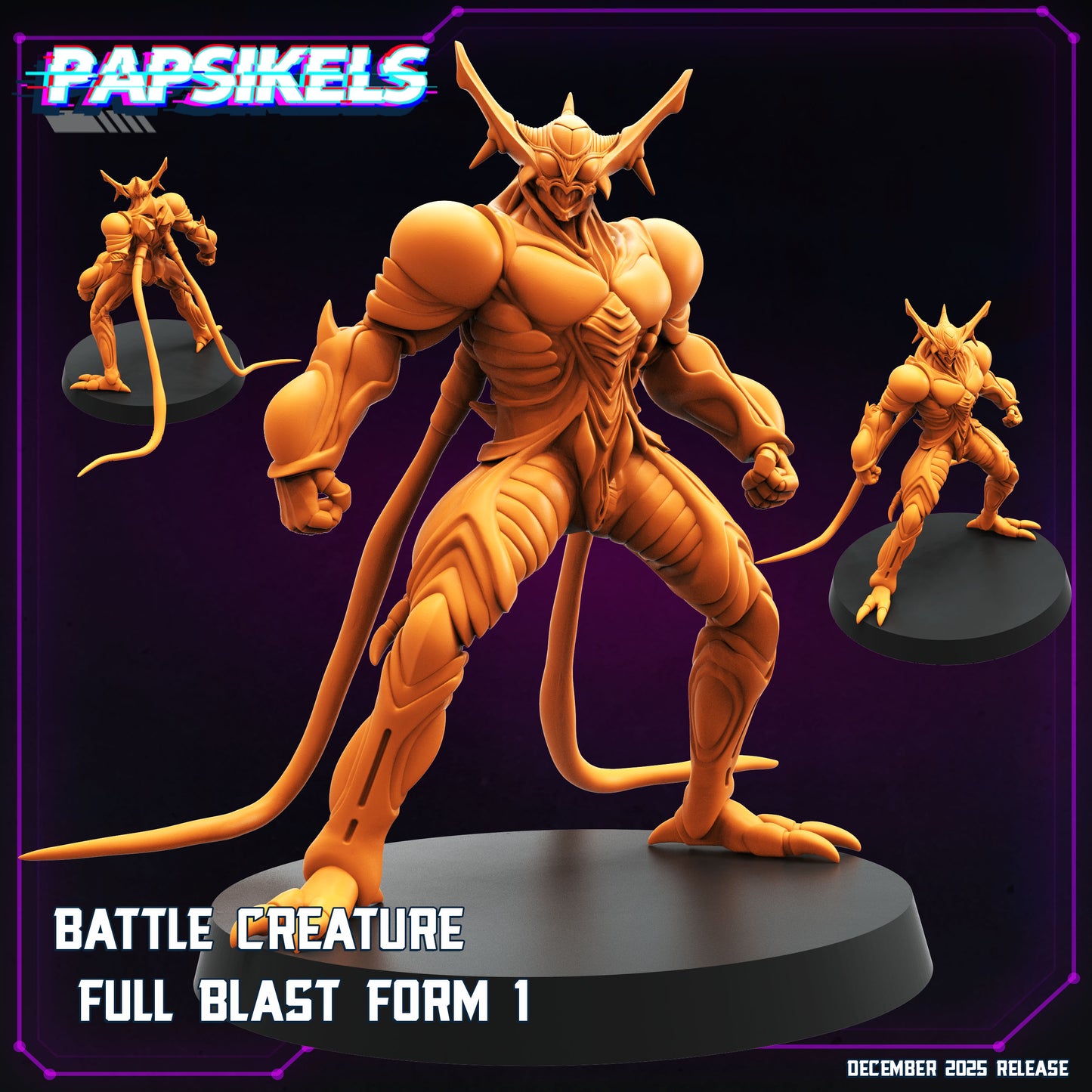 Battle Creature Full Blast Form (Sculpted by Papsikels Miniatures)