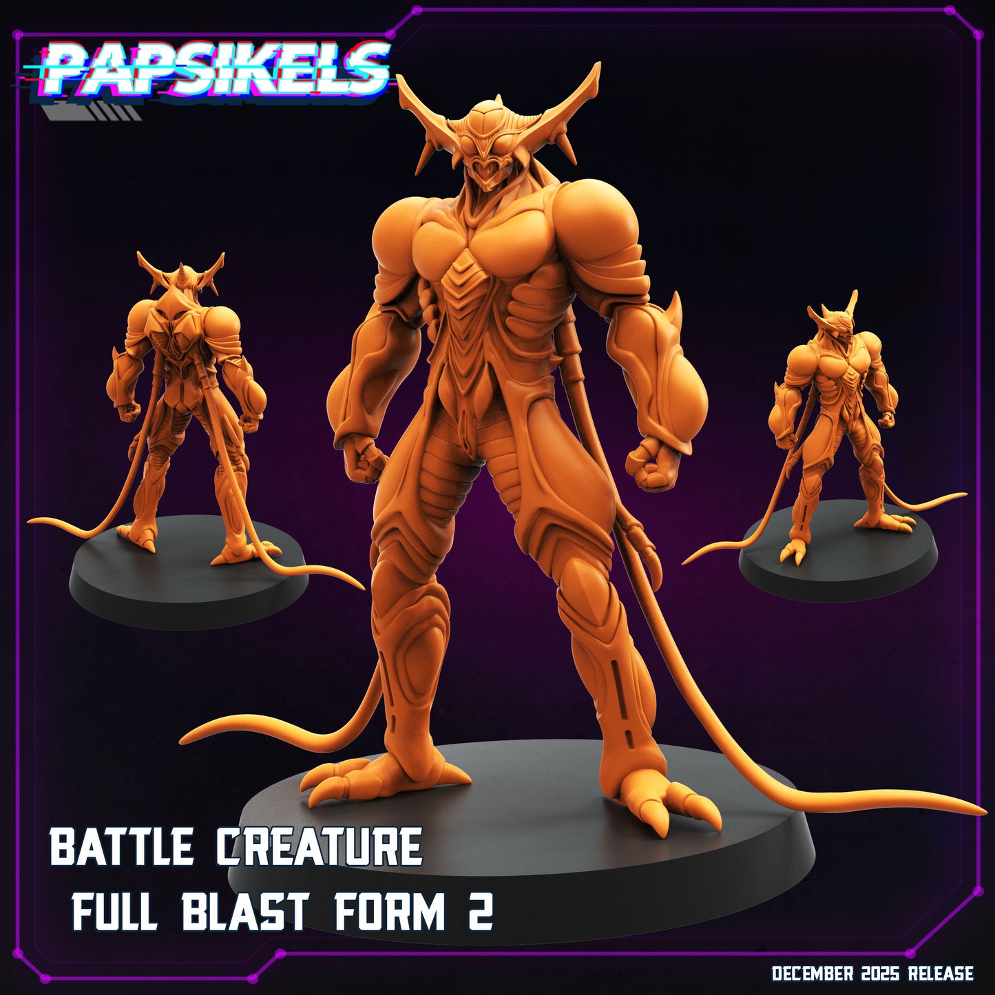 Battle Creature Full Blast Form (Sculpted by Papsikels Miniatures)