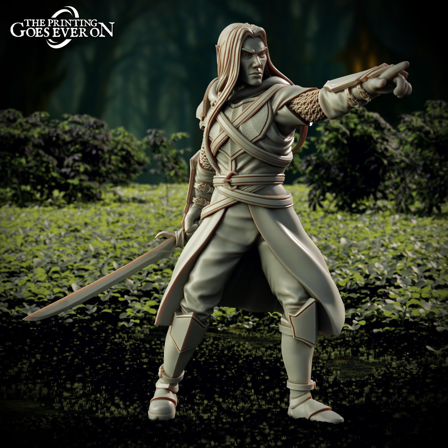 Elderwood Elf Commanders - set of 3 (Sculpted by Printing Goes Ever On)