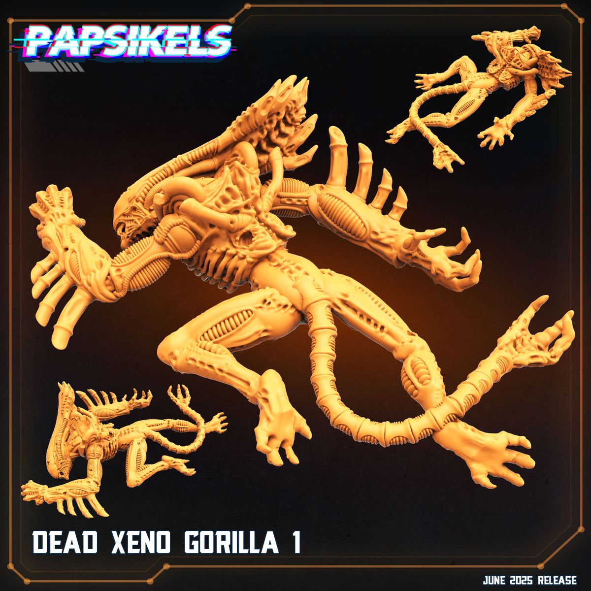 Xeno Gorilla Carnage (Sculpted by Papsikels)
