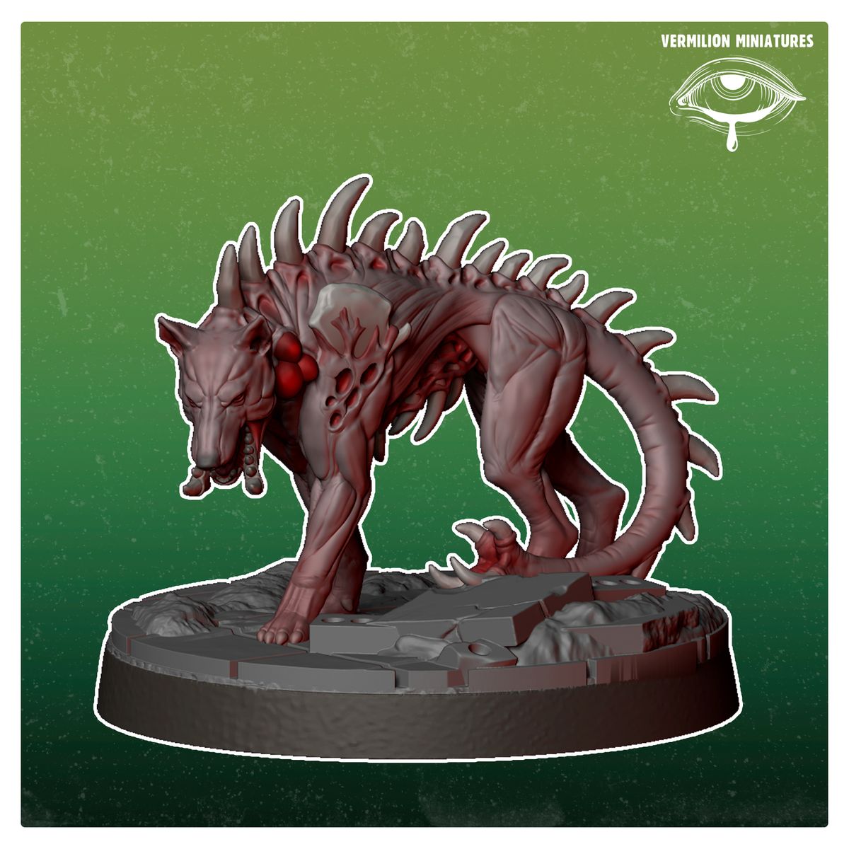 Infested Dog 1 - Infested (Sculpted by Vermilion Miniatures)
