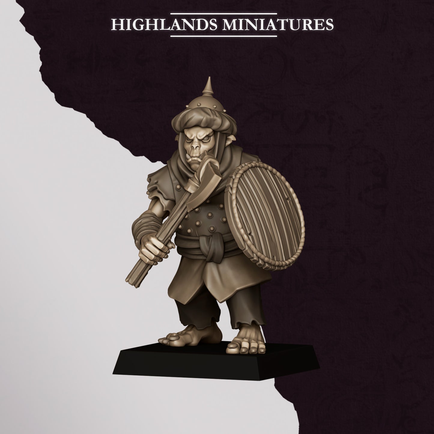 Hobgoblin Warriors miniature (Sculpted by Highland Miniatures)
