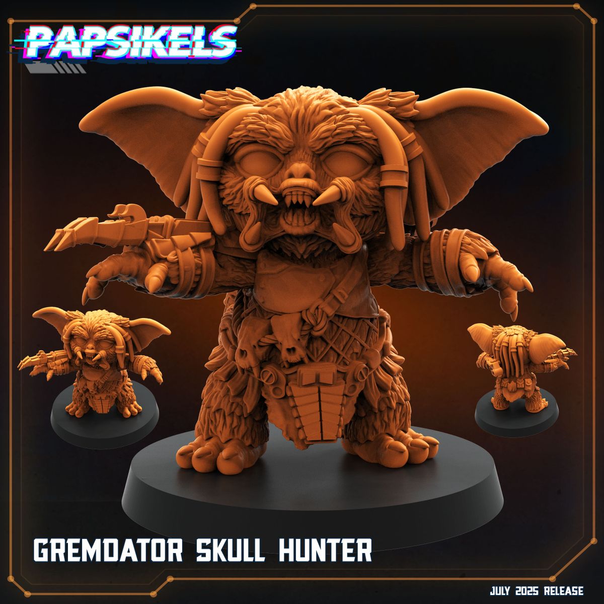 Gremdator Skull Hunter - Predator Fan Art (Sculpted by Papsikels)