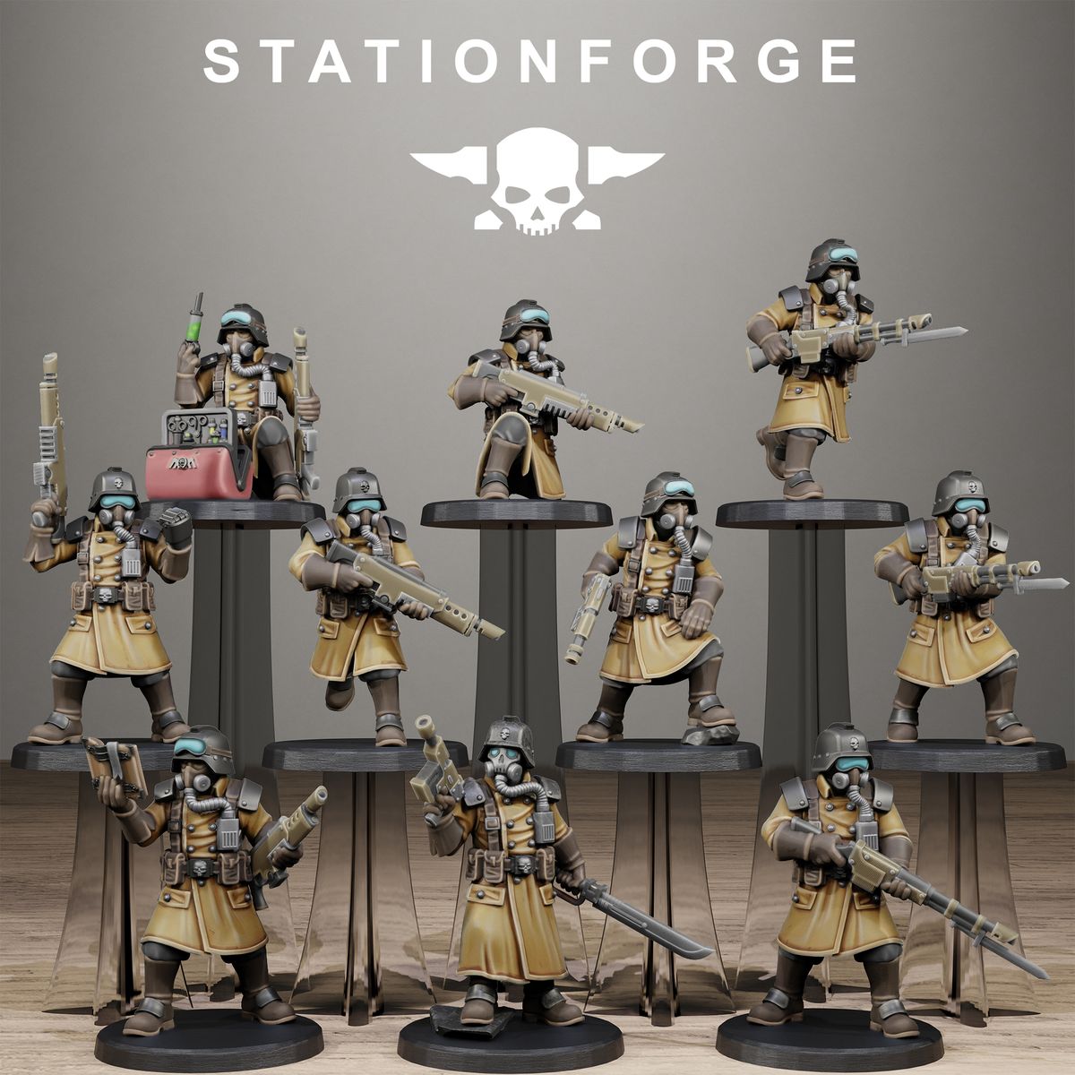 SteelGuard Militants (Sculpted by Stationforge)