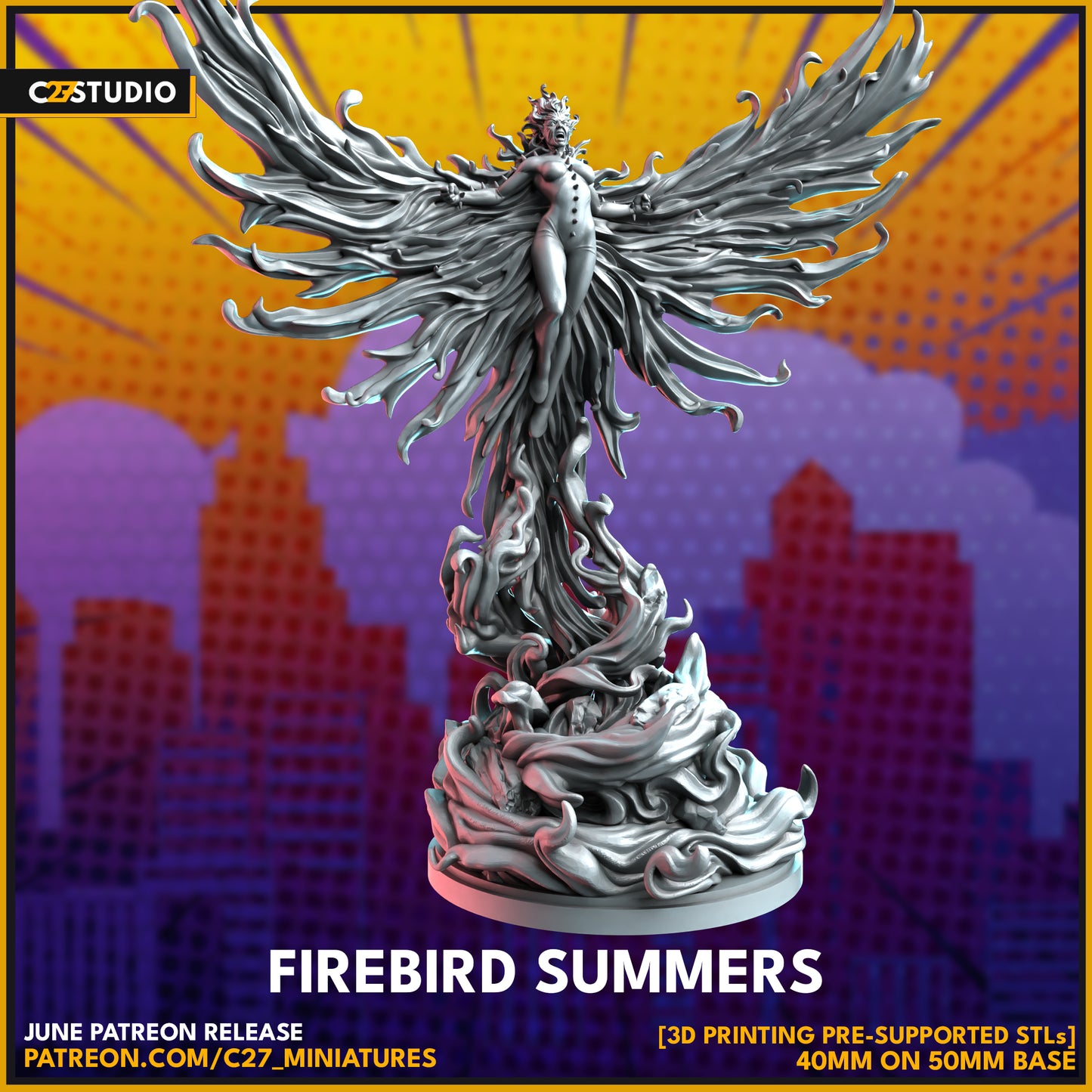 Firebird Summers (Sculpted by C27 Studios)