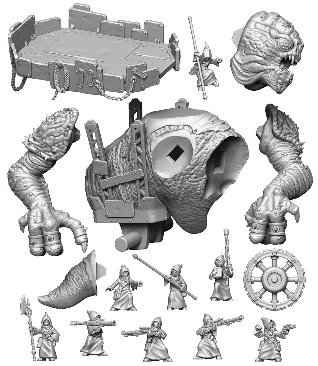 Crippled Fortress (Sculpted by Anvilrage)