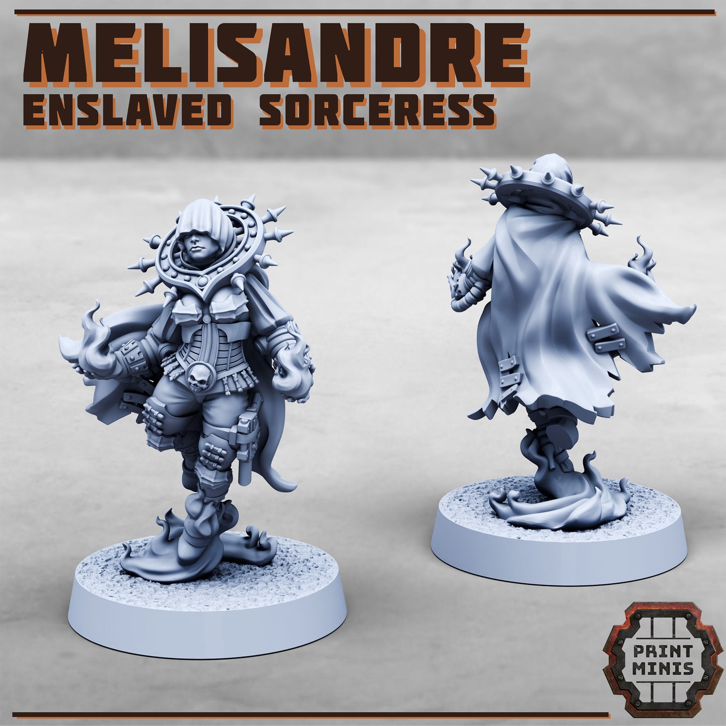 Melisandre, Enslaved Sorceress (Sculpted by PrintMinis)