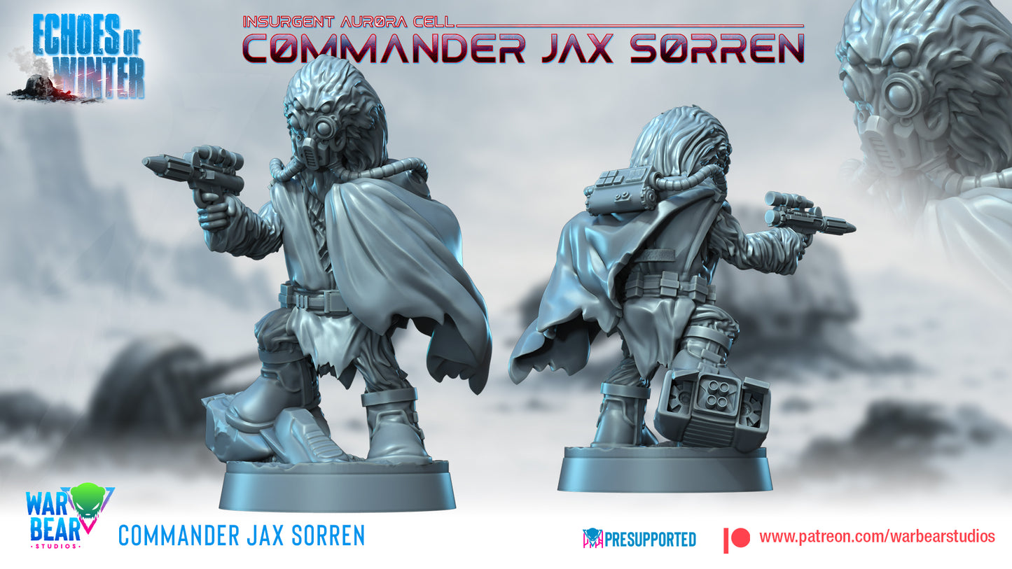 Commander Jax Sorren (Sculpted by War Bear Studios)