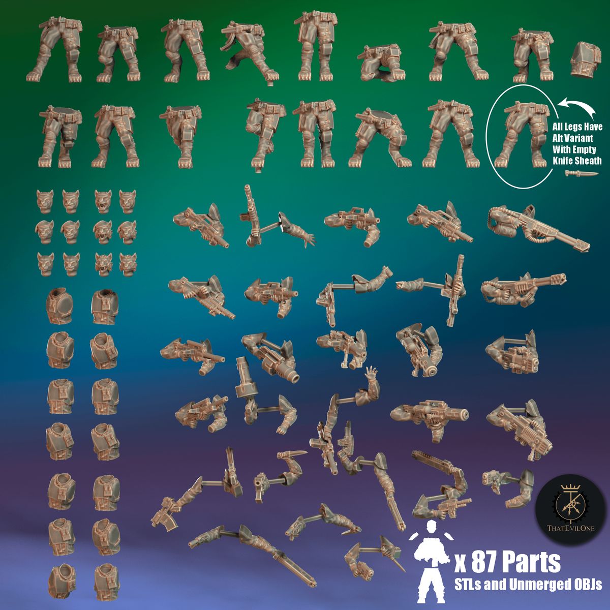 Khathar Infantry (15) (sculpted by That Evil One)