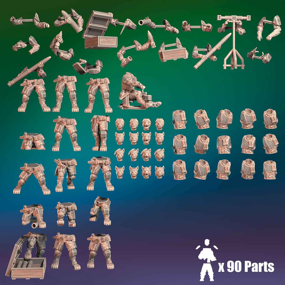 Khathar Light Artillery (1) (sculpted by That Evil One)