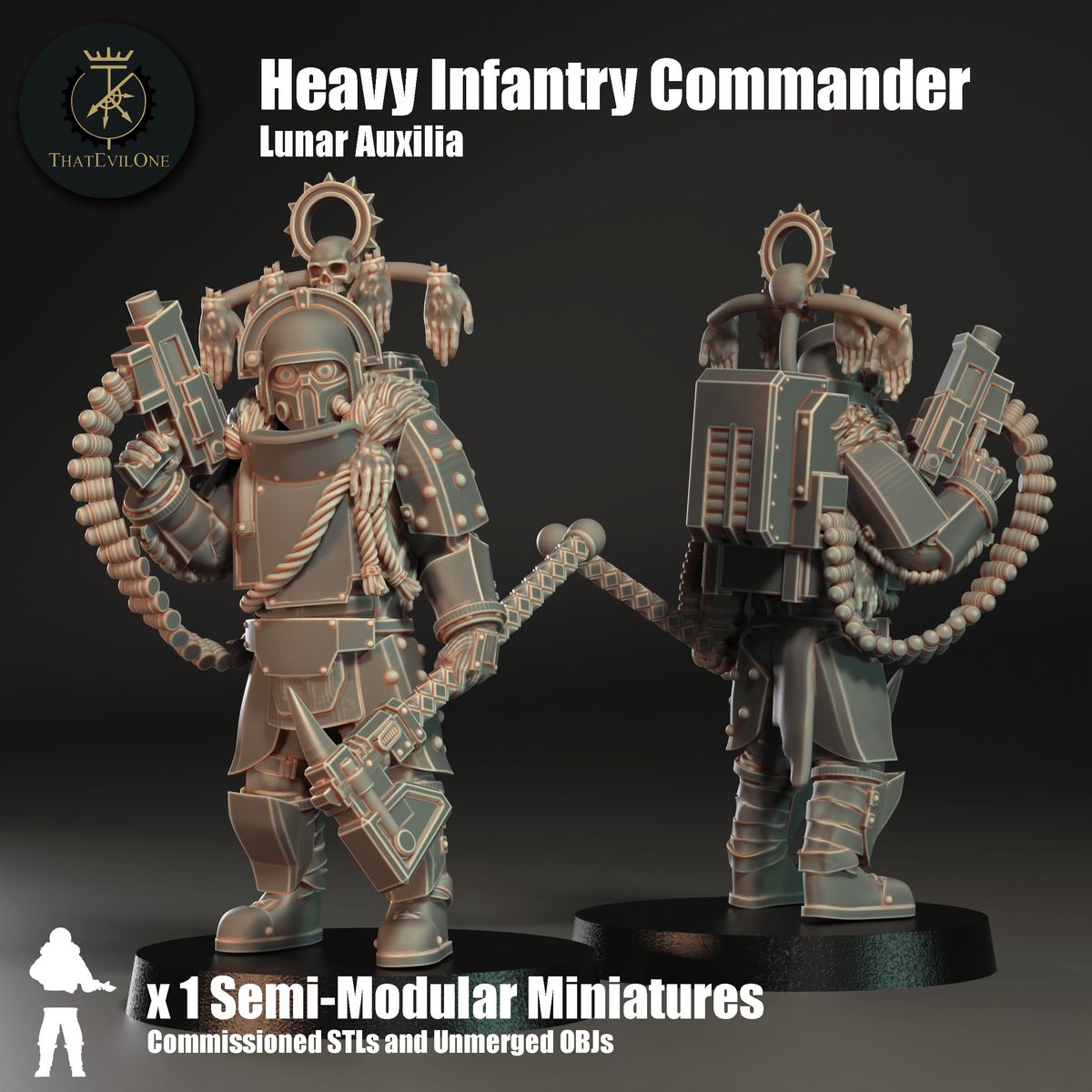 Heavy Infantry Commander (sculpted by That Evil One)