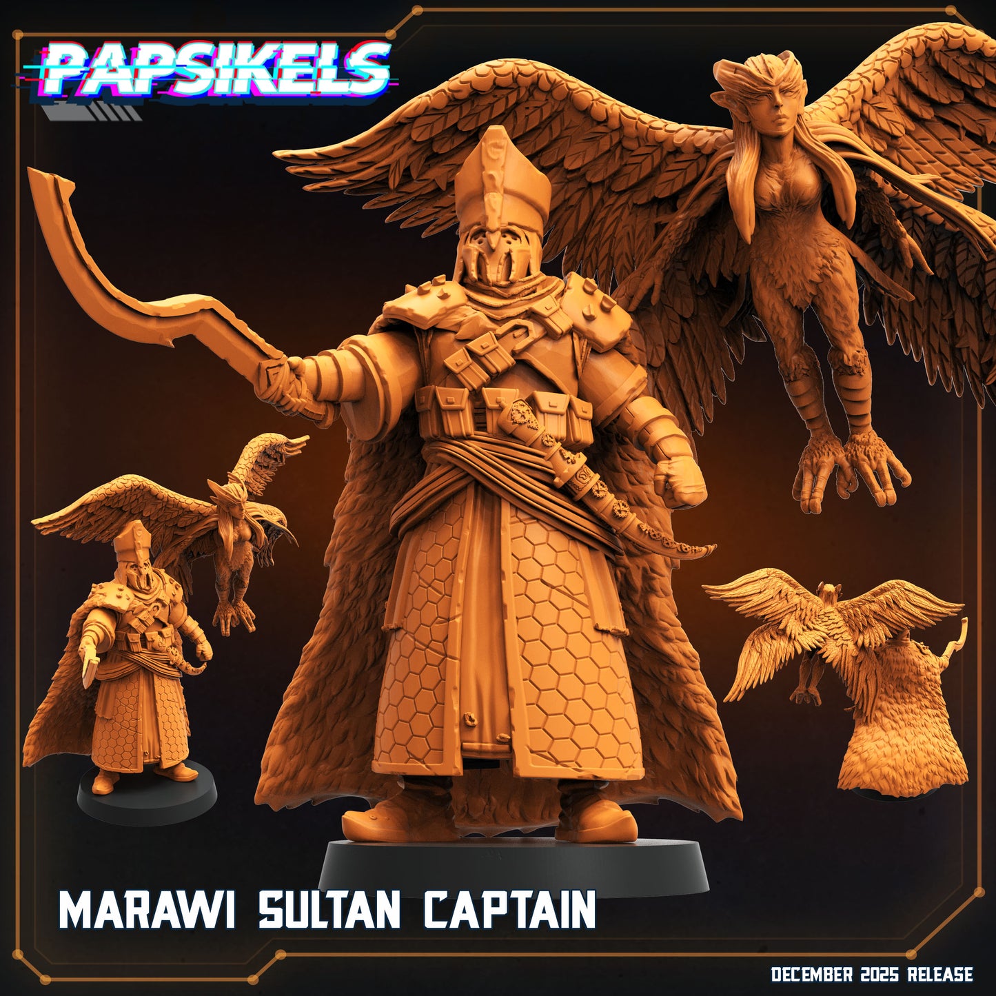 Marawi Sultan Captain (Sculpted by Papsikels Miniatures) - 3D Printed Miniature