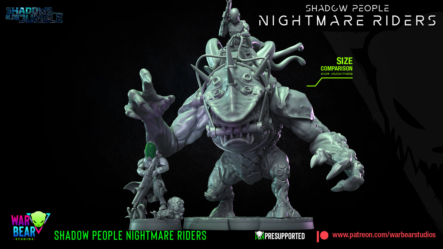 Shadow People - Nightmare Riders (Sculpted by War Bear Studios)
