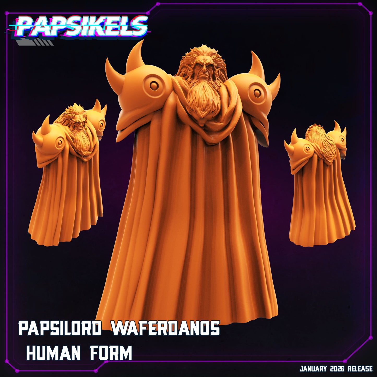 Papsilord Waferdanos Human Form (Sculpted by Papsikels Miniatures)