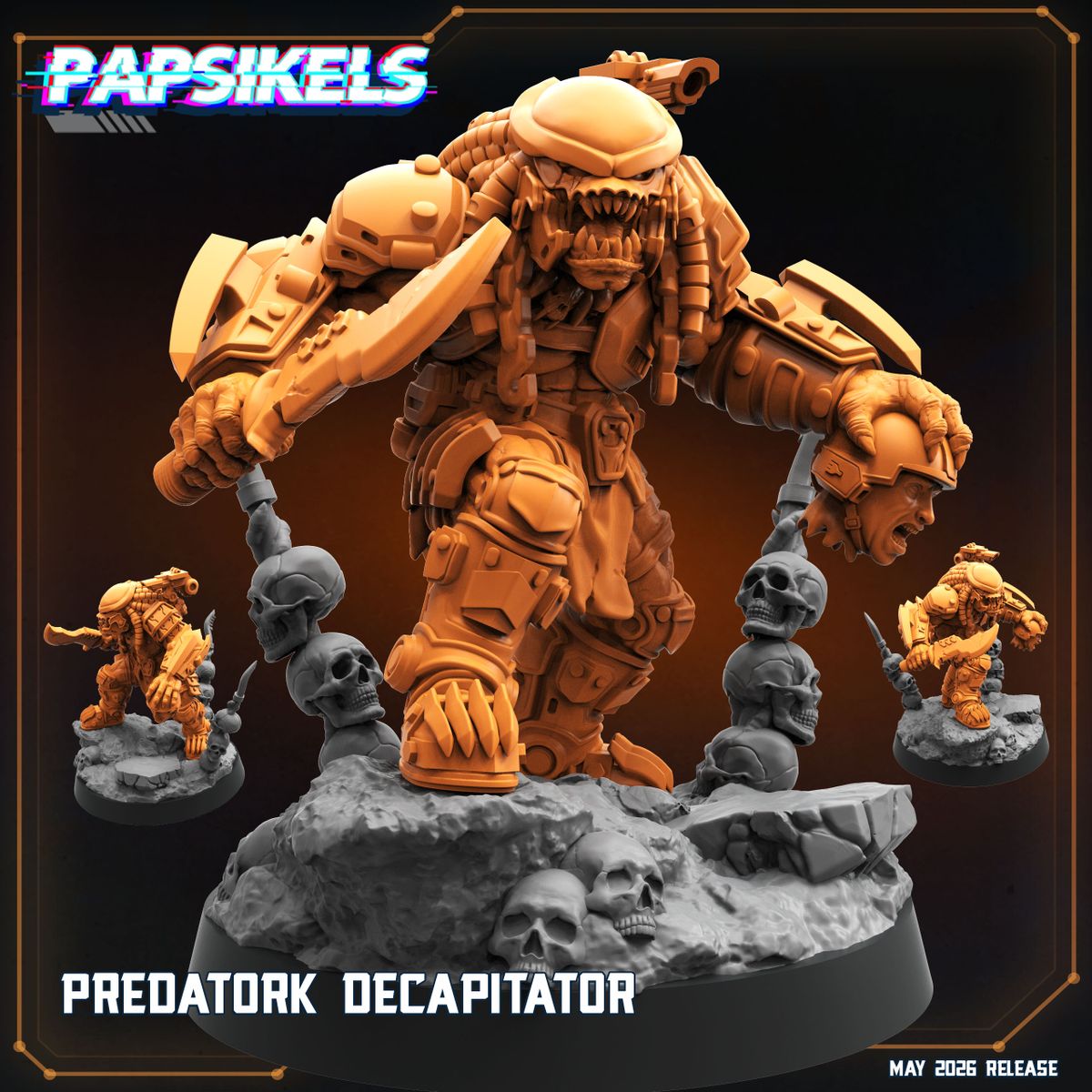 Predatork Decapitator - Predator Fan Art (Sculpted by Papsikels)