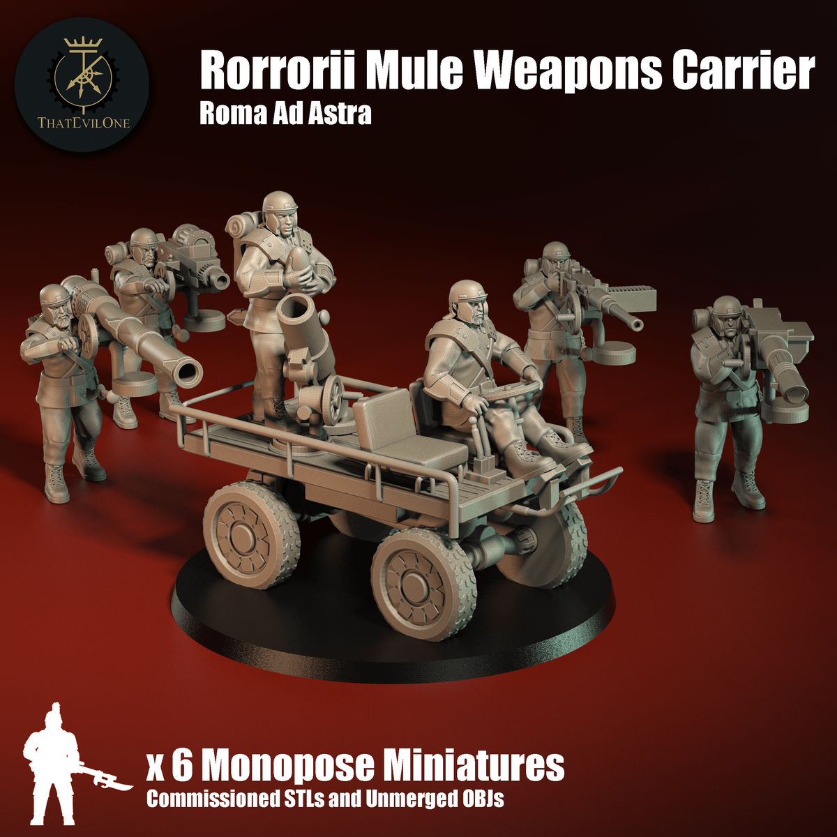 Roman Rorrorii Mule Weapon Carrier (sculpted by That Evil One)