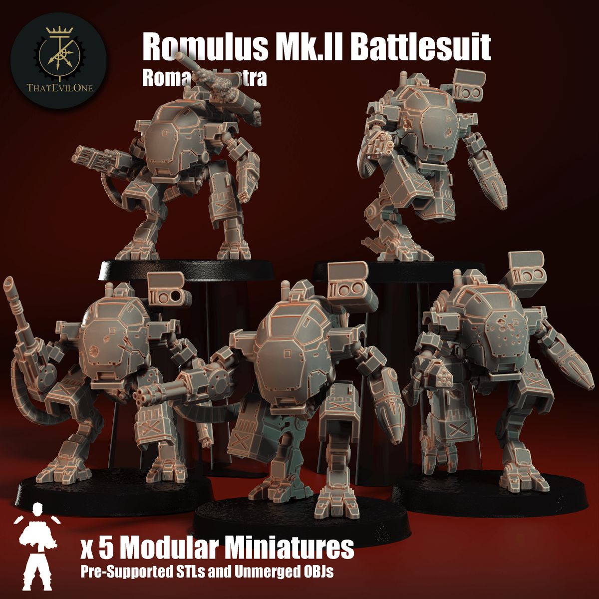 Romulus Mk.II Battlesuit (sculpted by That Evil One)