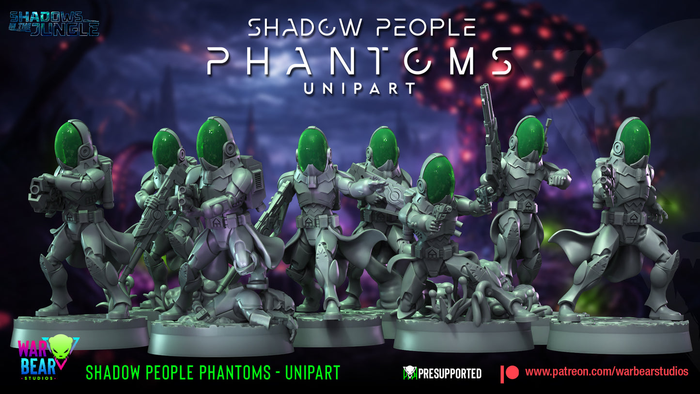 Shadow People - Phantoms Unipart (Sculpted by War Bear Studios)