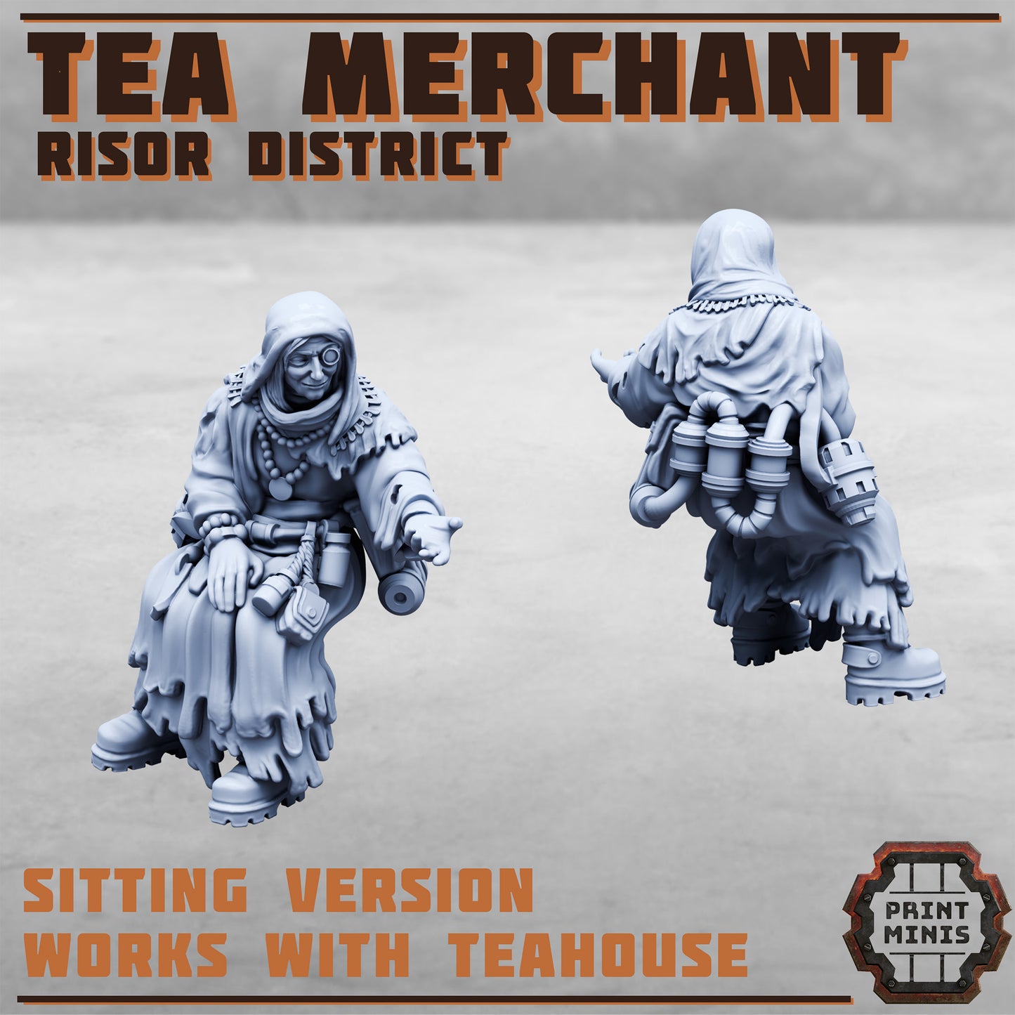 Tea Merchant (Sculpted by PrintMinis)