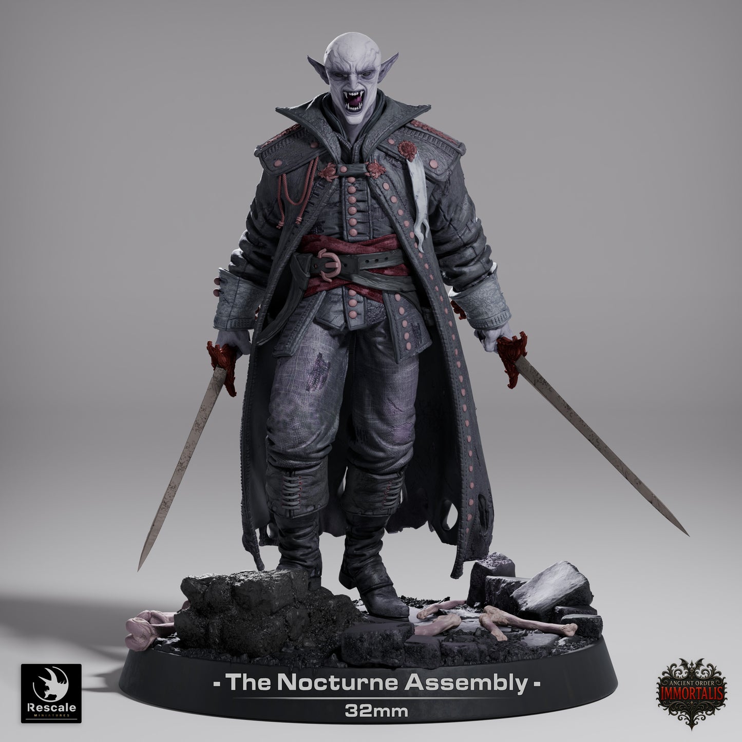 Nocturne Assembly - set of 10 (Sculpted by Rescale Miniatures) - 3D Printed Miniature