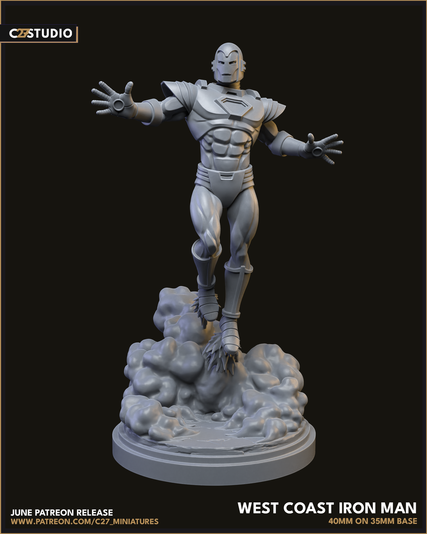 West Coast Iron Man (Sculpted by C27 Studios)